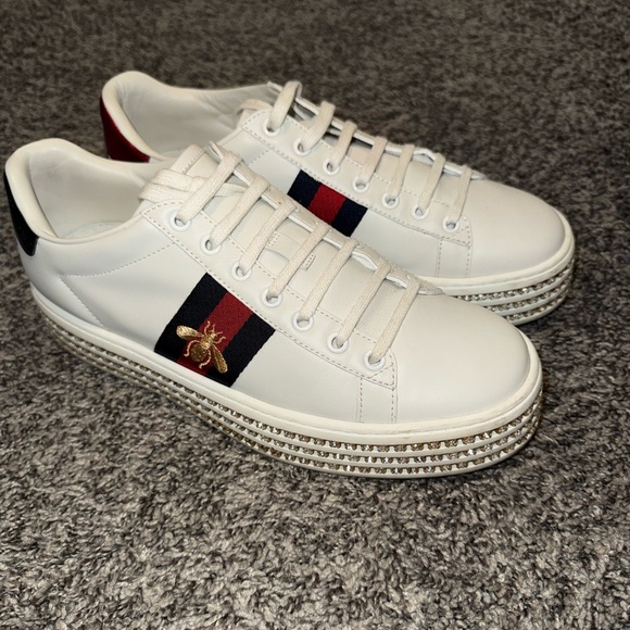 Gucci Shoes - Women’s Gucci Ace Embellished Sneakers